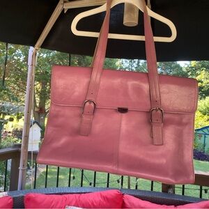 Kenneth Cole Reaction light pink, leather handbag